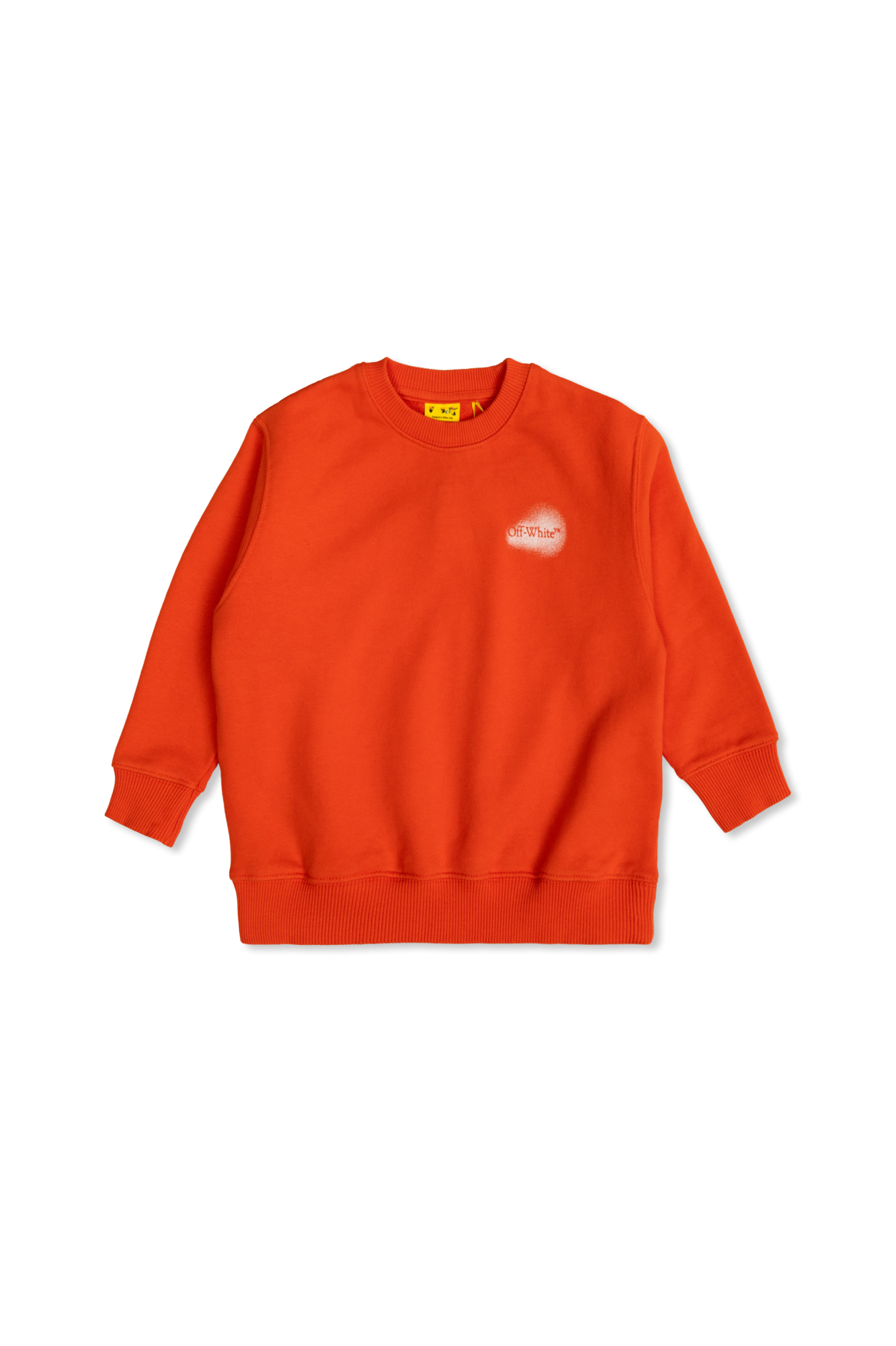 Red Sweatshirt with printed logo Off White Kids Vitkac GB